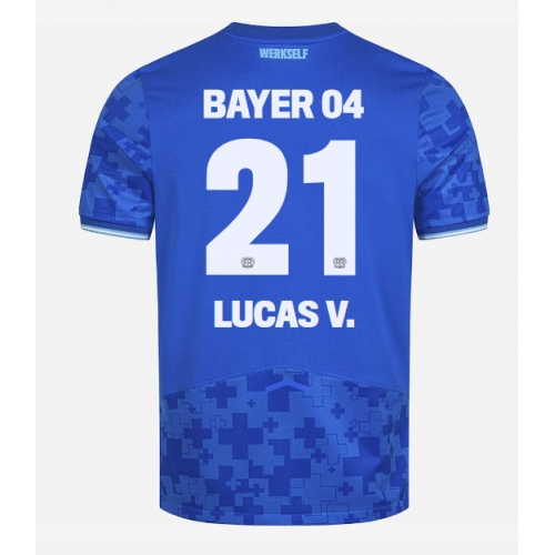 Billige Fotballdrakt Bayer Leverkusen Lucas Vazquez #21 Replika Tredjedrakt 2025-26 Kortermet Billige Fotballdrakt Bayer Leverkusen Lucas Vazquez #21 Replika Tredjedrakt 2025-26 Kortermet